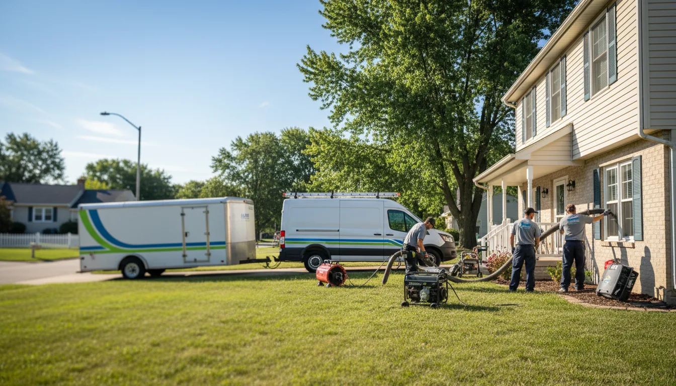 Flooded Basement Restoration And Cleanup With Repair in Marshallville, OH near me